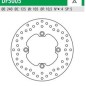 Δισκόπλακα DF5005A Honda SH125 150 εμπρός/πίσω ΧLV600 650 πίσω 240-125-105 4τρ NEWFREN