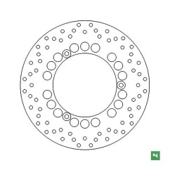 ΔΙΣΚΟΠΛΑΚΑ YP 400 Yamaha MAJESTY ΟΠΙΣΘ 267-132-150 3ΤΡ DF4121A NEWFREN