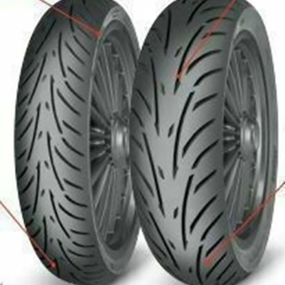 ΕΛΑΣΤΙΚΟ 120/70-12 TOURING FORCE 58P 592141 MITAS