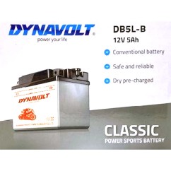 ΜΠΑΤΑΡΙΑ YB5L-B DB5L-B ΜΕ ΞΕΧ ΥΓΡΑ DYNAVOLT