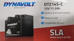 ΜΠΑΤΑΡΙΑ YTZ14 DTZ14S-C SLA ACTIVATED DYNAVOLT