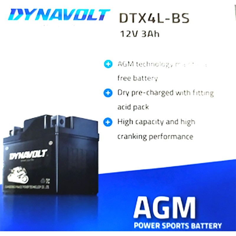 ΜΠΑΤΑΡΙΑ YTX4L BS DTX4L-BS DYNAVOLT