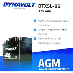 ΜΠΑΤΑΡΙΑ YTX5L BS DTX5L-BS DYNAVOLT