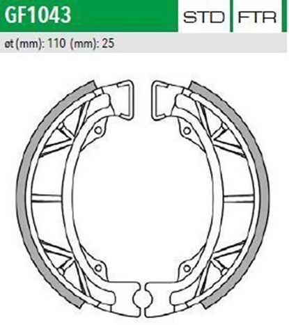 ΣΙΑΓΩΝΕΣ GF1043 Honda ASTREA GRAND/SUPRA100/GLX/C50C NEWFREN