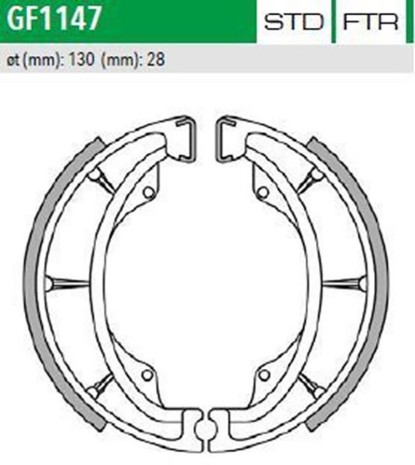 ΣΙΑΓΩΝΕΣ GF1147 DR125 200 GN250 NEWFREN