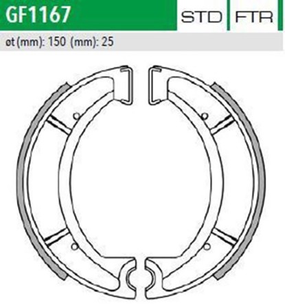 ΣΙΑΓΩΝΕΣ GF1167 XT600 NEWFREN