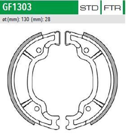 ΣΙΑΓΩΝΕΣ GF1303 Yamaha CRYPTON T110 BWS100 MAJESTY125 NEWFREN