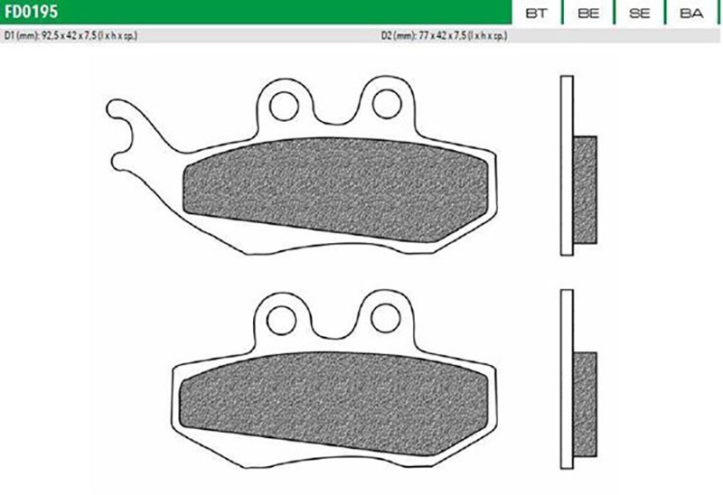 ΤΑΚΑΚΙΑ FD0195BE RUNNER 200 ST VESPA GTS ΕΜΠ NEWFREN F194