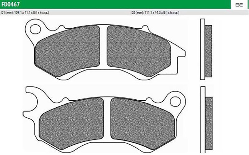 ΤΑΚΑΚΙΑ FD0467BE Honda PCX 125 150 AGILITY 125 NEW ΕΜΠ NEWFREN F603