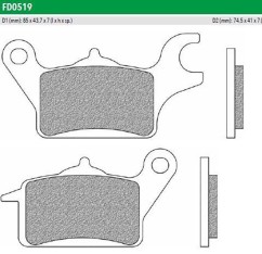 ΤΑΚΑΚΙΑ FD0519BE Honda WAVE 110 INJECTION  NEWFREN F625