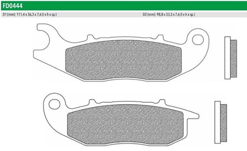 ΤΑΚΑΚΙΑ FD0444BE Piaggio MEDLEY125 Honda 150 PCX125 18-19 ΕΜΠ NEWFREN F693