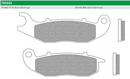 ΤΑΚΑΚΙΑ FD0444BE Piaggio MEDLEY125 Honda 150 PCX125 18-19 ΕΜΠ NEWFREN F693