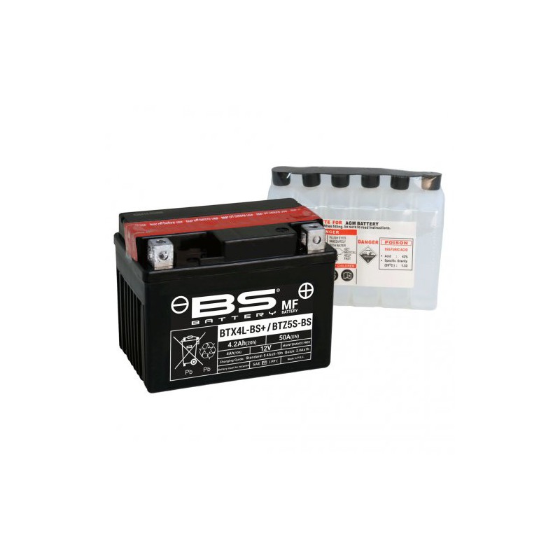 ΜΠΑΤΑΡΙA BS BATTERY BTX4L-BS+/BTZ5S-BS