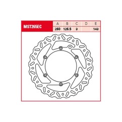 ΔΙΣΚΟΠΛΑΚΑ MST265EC KTM SX/SX-F EXC/EXC-F HUSABERG ΕΜΠΡ 04- TRW LUCAS