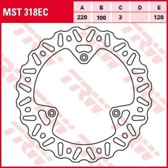 ΔΙΣΚΟΠΛΑΚΑ MST318EC YZ 85 02-  RM 85 05-ΕΜΠΡ TRW LUCAS