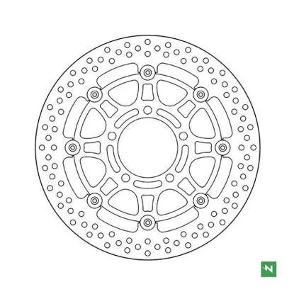 ΔΙΣΚΟΠΛΑΚΑ DF5303EF Z750 07-12 1000 ZXR6 VERSUS ΕΜΠΡ 300-100-80,1 5ΤΡ NEWFREN