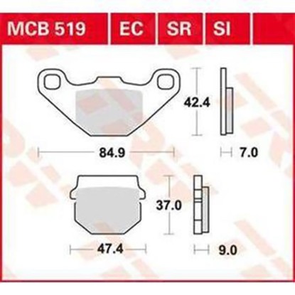 ΤΑΚΑΚΙΑ MCB519 TRW LUCAS ΓΕΡΜΑΝΙΑΣ F83