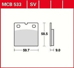 ΤΑΚΑΚΙΑ MCB533 TRW LUCAS ΓΕΡΜΑΝΙΑΣ F77