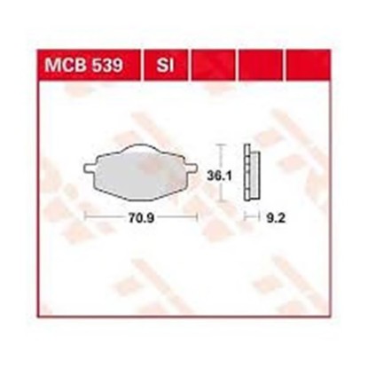 ΤΑΚΑΚΙΑ MCB539 TRW LUCAS ΓΕΡΜΑΝΙΑΣ F101