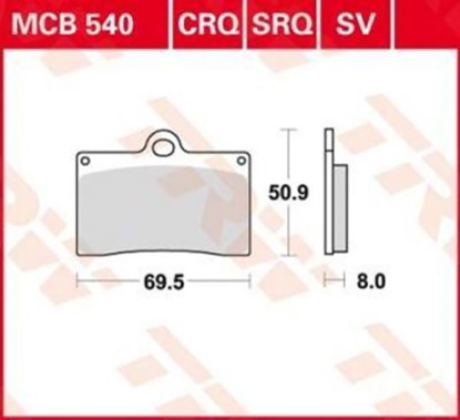 ΤΑΚΑΚΙΑ MCB540SV ΜΕΤΑΛ ΕΜΠΡ TRW LUCAS ΓΕΡΜΑΝ F95