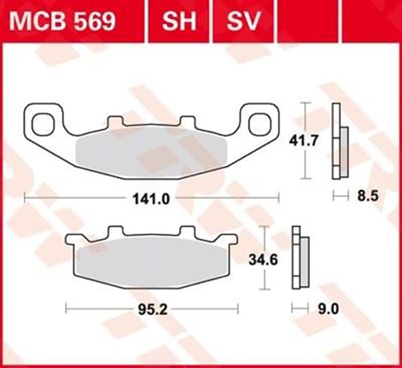 ΤΑΚΑΚΙΑ MCB569 TRW LUCAS ΓΕΡΜΑΝΙΑΣ F129