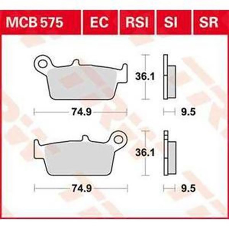 ΤΑΚΑΚΙΑ MCB575 TRW LUCAS ΓΕΡΜΑΝΙΑΣ F131