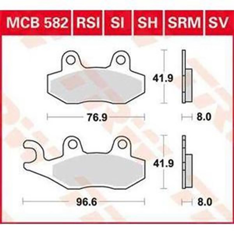 ΤΑΚΑΚΙΑ MCB582 TRW LUCAS ΓΕΡΜΑΝΙΑΣ F135