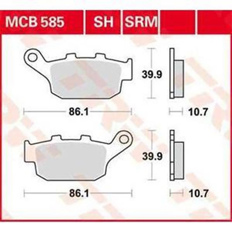 ΤΑΚΑΚΙΑ MCB585SH ΜΕΤΑΛ ΟΠΙ TRW LUCAS ΓΕΡΜΑΝ F140