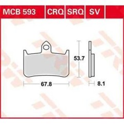 ΤΑΚΑΚΙΑ MCB593 TRW LUCAS ΓΕΡΜΑΝΙΑΣ F187