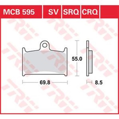 ΤΑΚΑΚΙΑ MCB595SRQ ΜΕΤ ROAD RACING TRW LUCAS F145