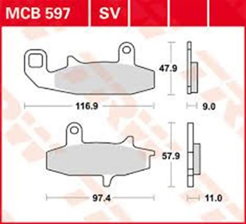 ΤΑΚΑΚΙΑ MCB597 TRW LUCAS ΓΕΡΜΑΝΙΑΣ F147