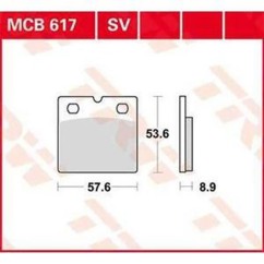 ΤΑΚΑΚΙΑ MCB617SV TRW LUCAS ΓΕΡΜΑΝ F171