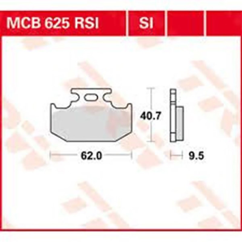 ΤΑΚΑΚΙΑ MCB625SI ΜΕΤΑΛ OFF ROAD TRW LUCAS F152