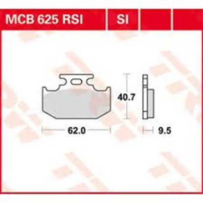 ΤΑΚΑΚΙΑ MCB625SI ΜΕΤΑΛ OFF ROAD TRW LUCAS F152