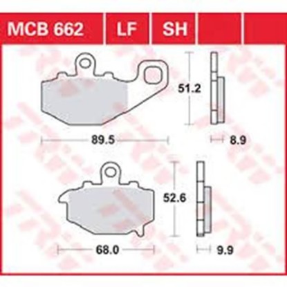 ΤΑΚΑΚΙΑ MCB662 TRW LUCAS ΓΕΡΜΑΝΙΑΣ F192