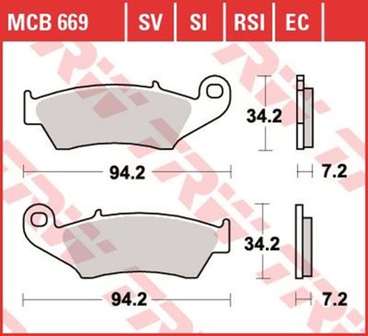 ΤΑΚΑΚΙΑ MCB669RSI ΜΕΤ RAC OFF ROAD TRW LUCAS F185