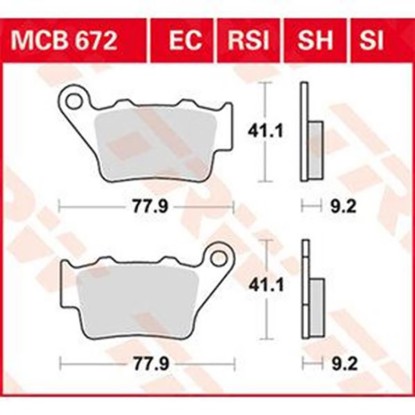 ΤΑΚΑΚΙΑ MCB672 TRW LUCAS ΓΕΡΜΑΝΙΑΣ F208