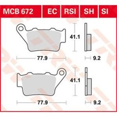 ΤΑΚΑΚΙΑ MCB672SH ΜΕΤΑΛ ΟΠΙ TRW LUCAS ΓΕΡΜΑΝΑ F208