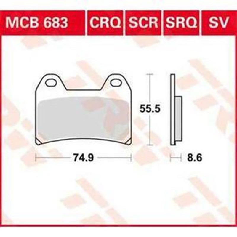 ΤΑΚΑΚΙΑ MCB683 TRW LUCAS ΓΕΡΜΑΝΙΑΣ F244