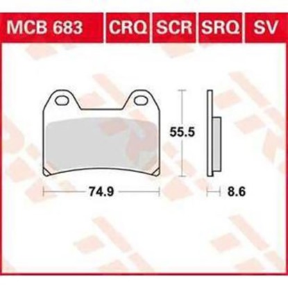 ΤΑΚΑΚΙΑ MCB683SV TRW LUCAS ΓΕΡΜΑΝΙΑΣ F244