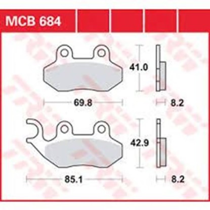 ΤΑΚΑΚΙΑ MCB684 TRW LUCAS ΓΕΡΜΑΝΙΑΣ F264