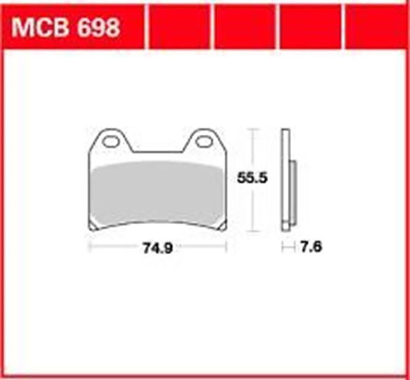 ΤΑΚΑΚΙΑ MCB698 TRW LUCAS ΓΕΡΜΑΝΙΑΣ F244