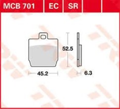 ΤΑΚΑΚΙΑ MCB701EC TRW LUCAS ΓΕΡΜΑΝΙΑΣ F268