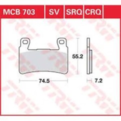 ΤΑΚΑΚΙΑ MCB703 TRW LUCAS ΓΕΡΜΑΝΙΑΣ F265