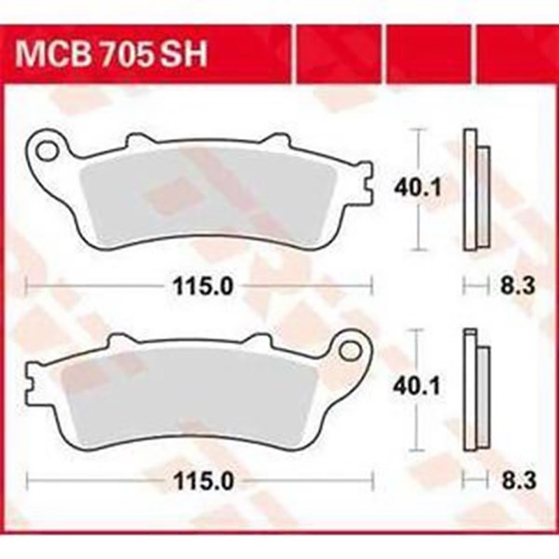 ΤΑΚΑΚΙΑ MCB705SH ΜΕΤΑΛ ΟΠΙ TRW LUCAS ΓΕΡΜΑΝΑ F261