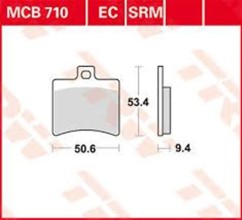 ΤΑΚΑΚΙΑ MCB710EC MALAGUTI MUSTANG  TRW LUCAS ΓΕΡΜΑΝΙΑΣ F298