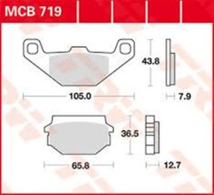 ΤΑΚΑΚΙΑ MCB719 TRW LUCAS ΓΕΡΜΑΝΙΑΣ F297