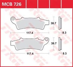 ΤΑΚΑΚΙΑ MCB726 TRW LUCAS ΓΕΡΜΑΝΙΑΣ F324