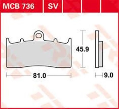 ΤΑΚΑΚΙΑ MCB736SV TRW LUCAS ΓΕΡΜΑΝΙΑΣ F294