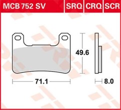 ΤΑΚΑΚΙΑ MCB752SV ΜΕΤΑΛ ΕΜΠ TRW LUCAS ΓΕΡΜΑΝΙ F379